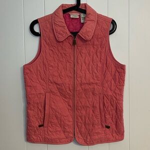 L.L. Bean quilted vest women’s size M